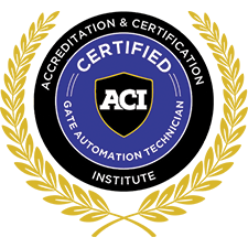 ACI Accreditation & Certification Institute — Certified Gate Automation Technician