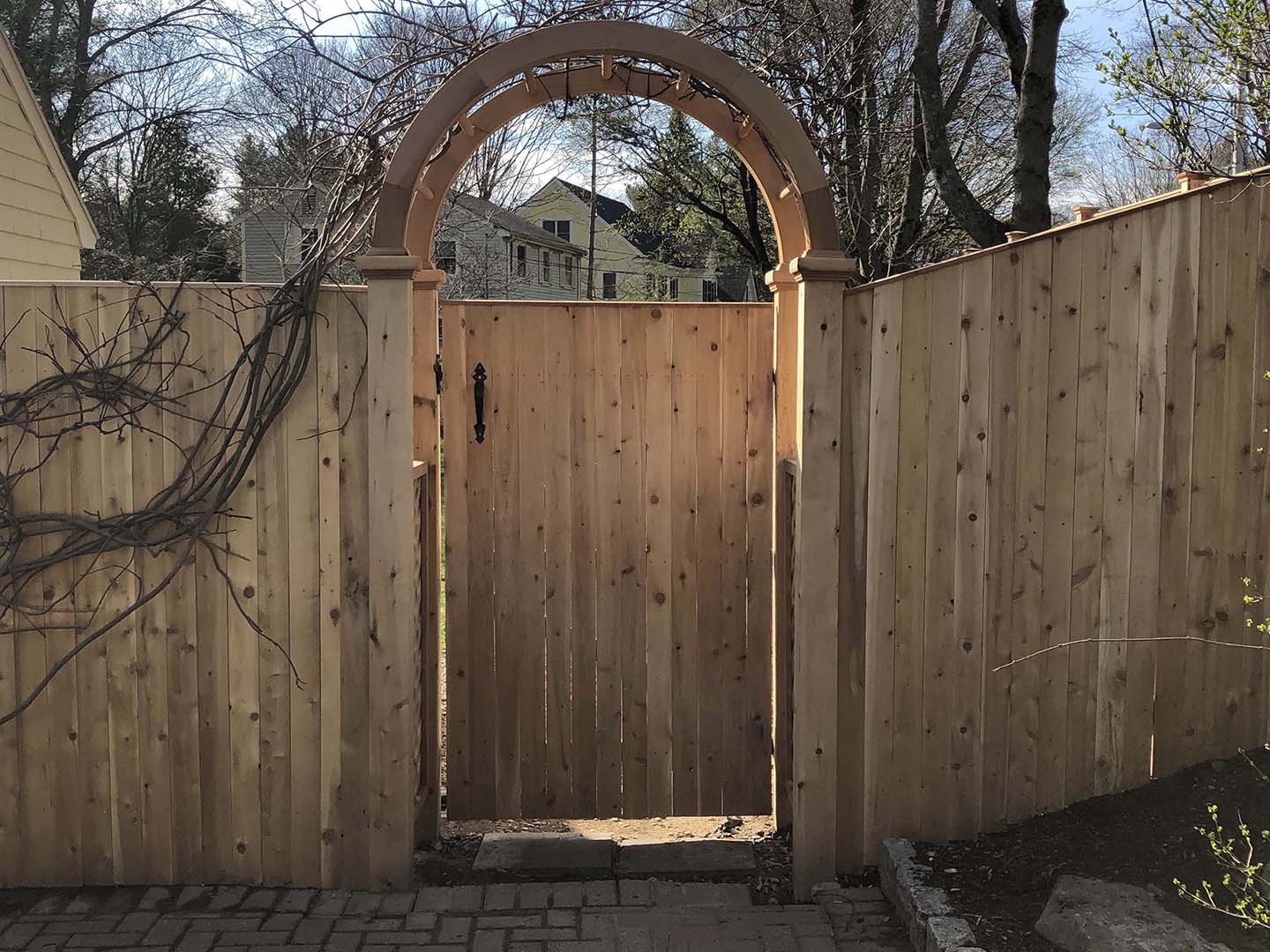 Gate installation project completed by New England Automatic Gate in the Merrimack Valley, Massachusetts