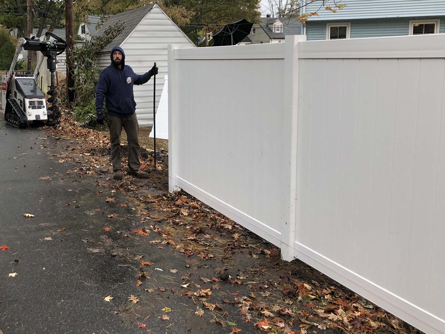 Fence installation project completed by New England Automatic Gate in the Merrimack Valley, Massachusetts