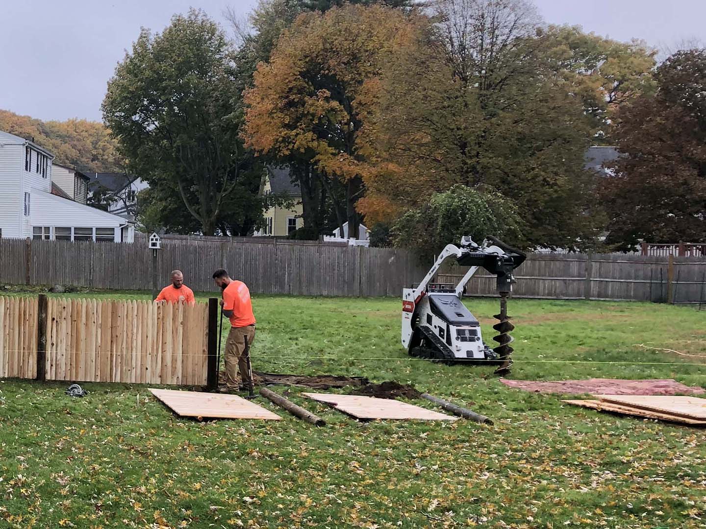 Fence installation project completed by New England Automatic Gate in the Merrimack Valley, Massachusetts