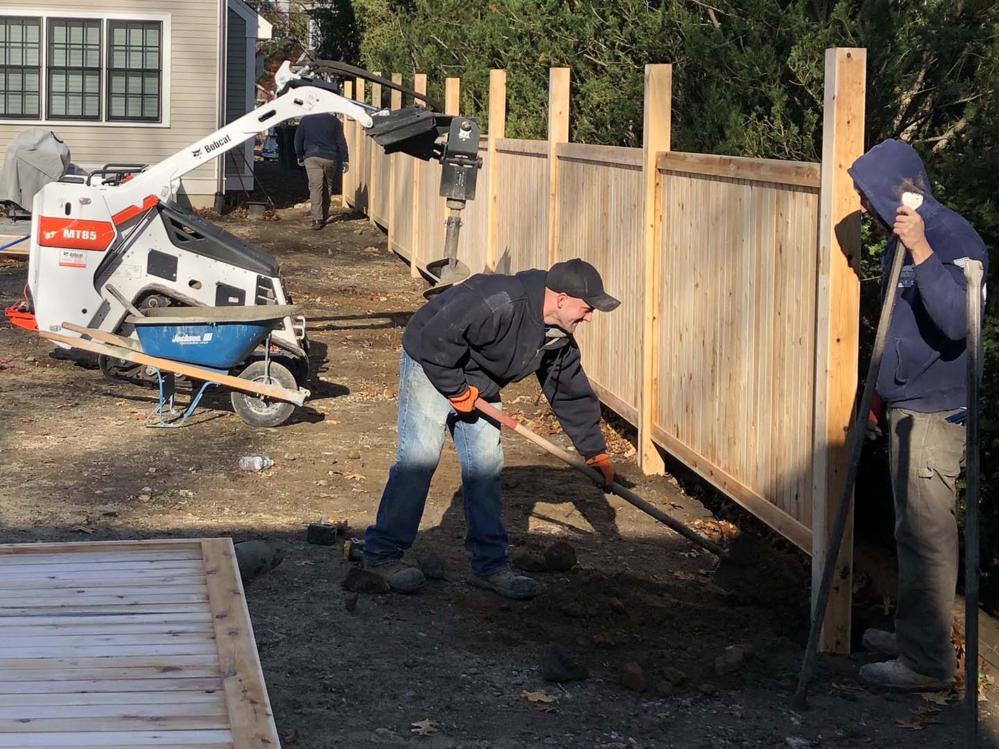 Fence installation project completed by New England Automatic Gate in the Merrimack Valley, Massachusetts