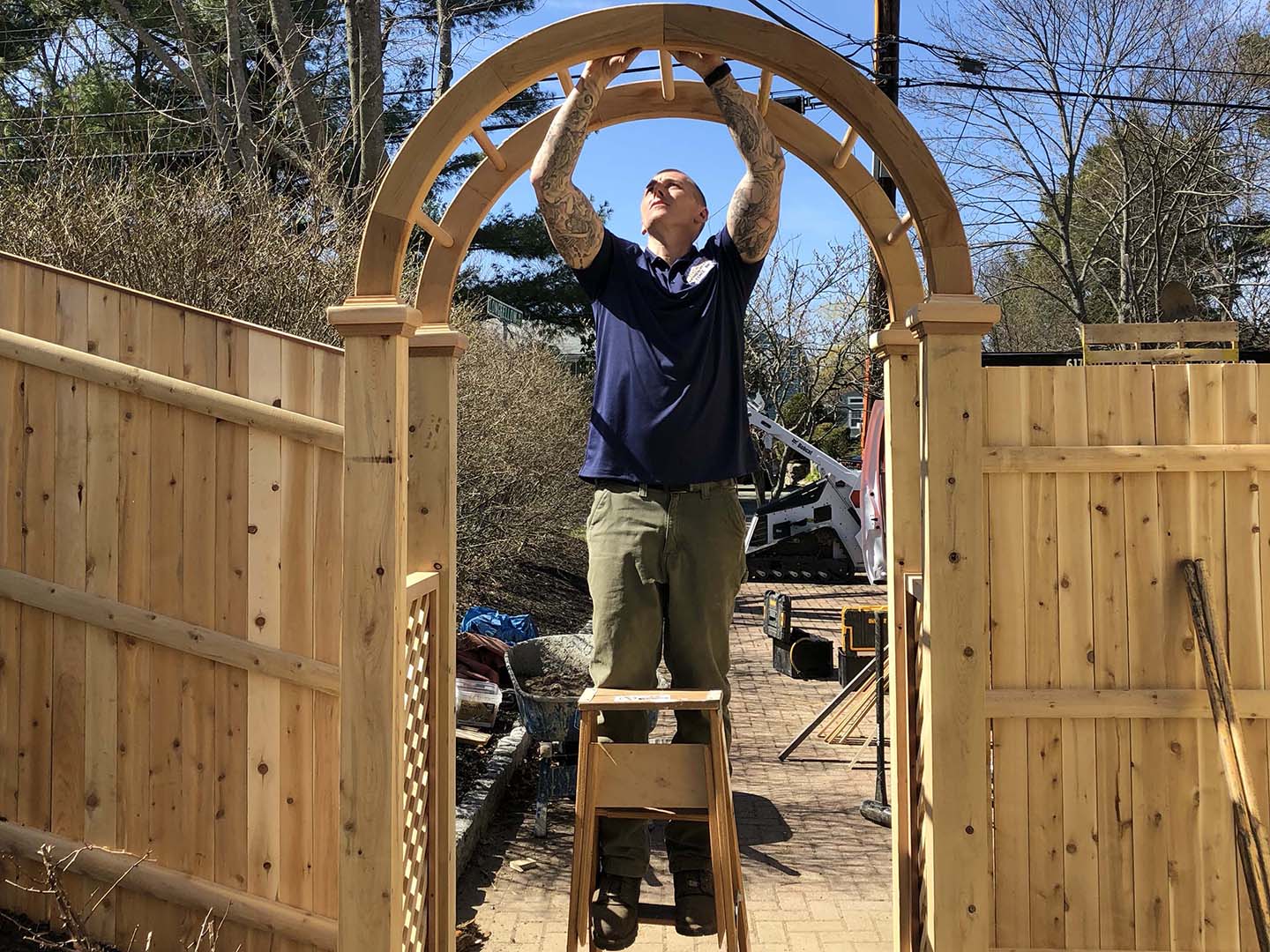 Fence installation project completed by New England Automatic Gate in the Merrimack Valley, Massachusetts